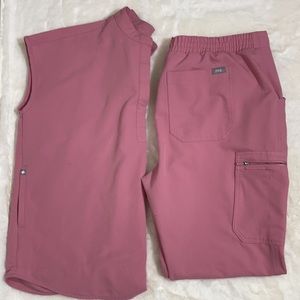 FIGS Nurses Scrubs Set Top S Pants L
